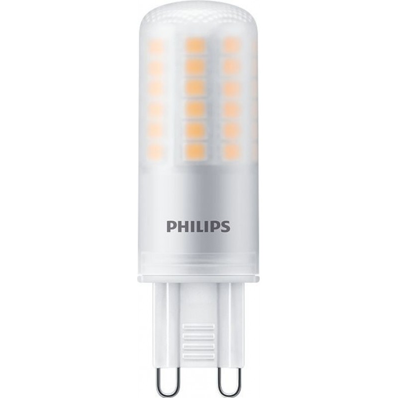 13,95 € Бесплатная доставка | Светодиодная лампа Philips Cápsula 4.8W G9 LED 3000K Теплый свет. 6×3 cm. Белый Цвет