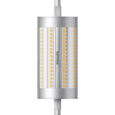 LED-Glühbirne Philips R7s 17.5W 4000K Neutrales Licht. 12×4 cm. Dimmbar