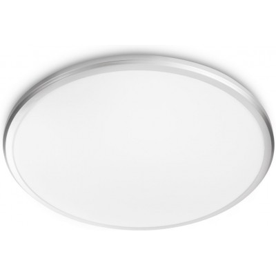 Indoor ceiling light Philips Spray 17W Round Shape Ø 35 cm. Kitchen, dining room and bathroom. Design Style. Silver Color