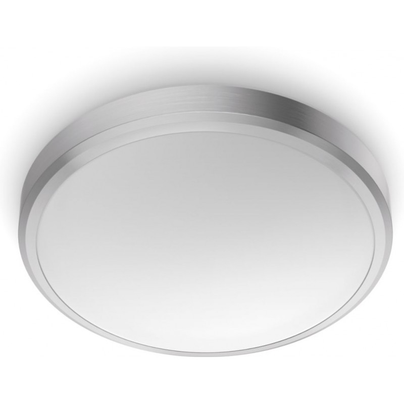 36,95 € Free Shipping | Indoor ceiling light Philips Balance 17W Round Shape Ø 31 cm. Kitchen and bathroom. Modern Style. Nickel Color