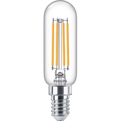 6,95 € Envio grátis | Lâmpada LED Philips LED Classic 4.5W E14 LED 2700K Luz muito quente. 9×5 cm. Luz de vela led