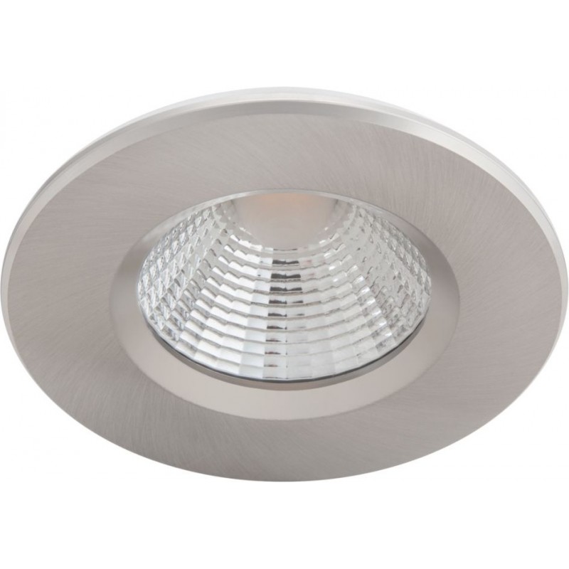 18,95 € Free Shipping | Recessed lighting Philips Dive 5.5W Round Shape Ø 8 cm. Dimmable Living room, stairs and work zone. Classic Style. Nickel Color