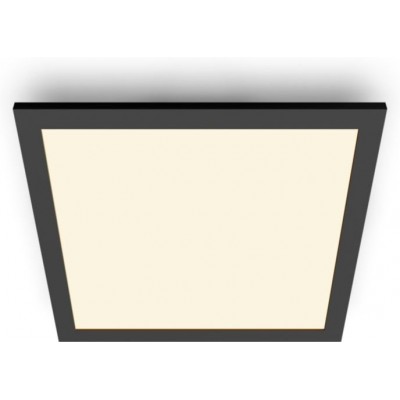 LED-Panel Philips CL560 12W Quadratische Gestalten 30×30 cm. Dimmbar Küche, bad und büro. Modern Stil. Schwarz Farbe