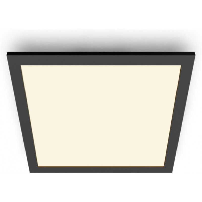 49,95 € Free Shipping | Indoor ceiling light Philips CL560 12W Square Shape 30×30 cm. Dimmable Kitchen, bathroom and office. Modern Style. Black Color