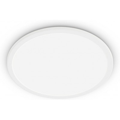 Indoor ceiling light Philips CL550 15W Round Shape Ø 25 cm. Dimmable Kitchen and bathroom. Modern Style. White Color