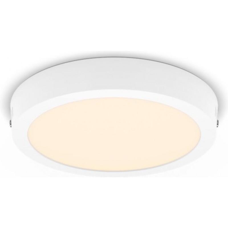 17,95 € Free Shipping | Recessed lighting Philips Magneos 12W Round Shape Ø 21 cm. Downlight. Surface mount Kitchen and hall. Classic Style. White Color