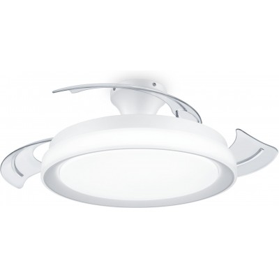 光の天井扇風機 Philips Bliss 円形 形状 Ø 51 cm. Concept 21 リビングルーム, ダイニングルーム そして オフィス. 設計 スタイル. 白い カラー