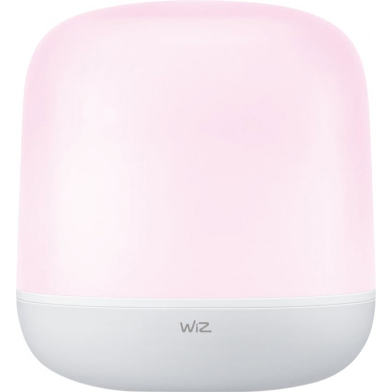 61,95 € 送料無料 | 電気スタンド WiZ Luminaria WiZ 9W 円筒形 形状 Ø 15 cm. ポータブルランプ。 Wi-Fi + Bluetooth リビングルーム, ベッドルーム そして お店. 洗練された スタイル. PMMA そして ポリカーボネート. 白い カラー
