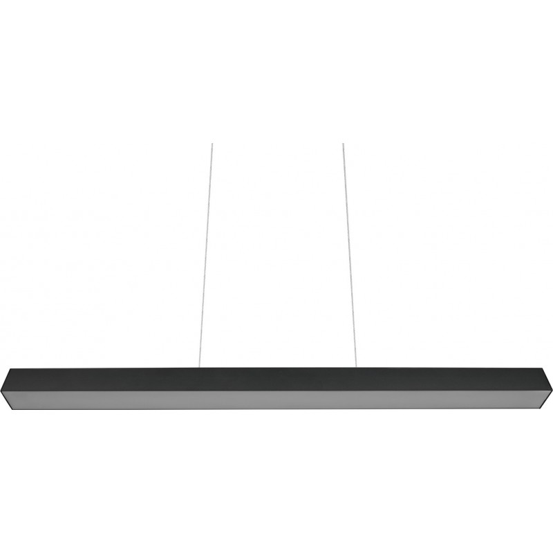 199,95 € Free Shipping | Hanging lamp Trio DUOline 29W 3000K Warm light. 180×90 cm. Integrated LED Living room and bedroom. Modern Style. Metal casting. Black Color