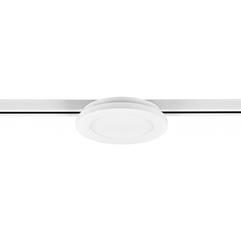 58,95 € Free Shipping | Hanging lamp Trio DUOline 9W 3000K Warm light. Ø 17 cm. Integrated LED Living room and bedroom. Modern Style. Plastic and polycarbonate. White Color