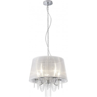 Hanging lamp Trio Chiara Ø 50 cm. Living room and bedroom. Modern Style. Metal casting. Plated chrome Color