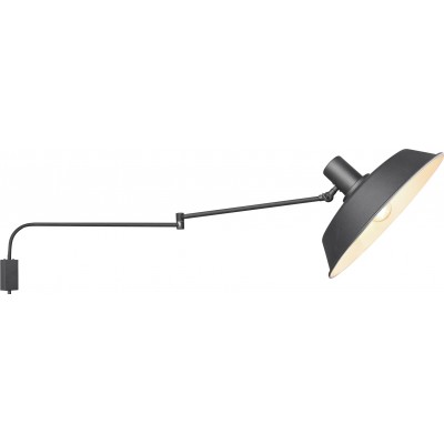 Lampada da parete per interni Trio Bolder 36×29 cm. Luce direzionale Soggiorno e camera da letto. Stile moderno. Metallo. Colore nero