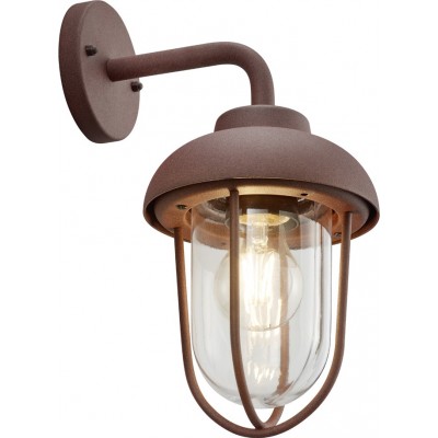 43,95 € Free Shipping | Outdoor wall light Trio Duero 33×16 cm. Terrace and garden. Vintage Style. Cast aluminum. Oxide Color