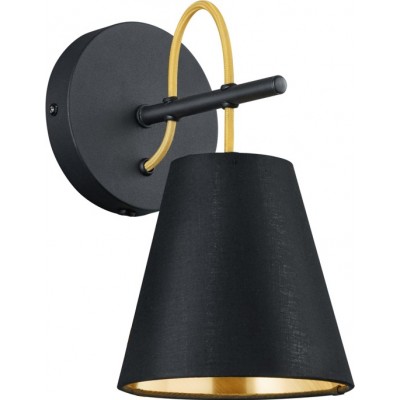32,95 € Free Shipping | Indoor wall light Trio Andreus 27×15 cm. Living room and bedroom. Modern Style. Metal casting. Black Color