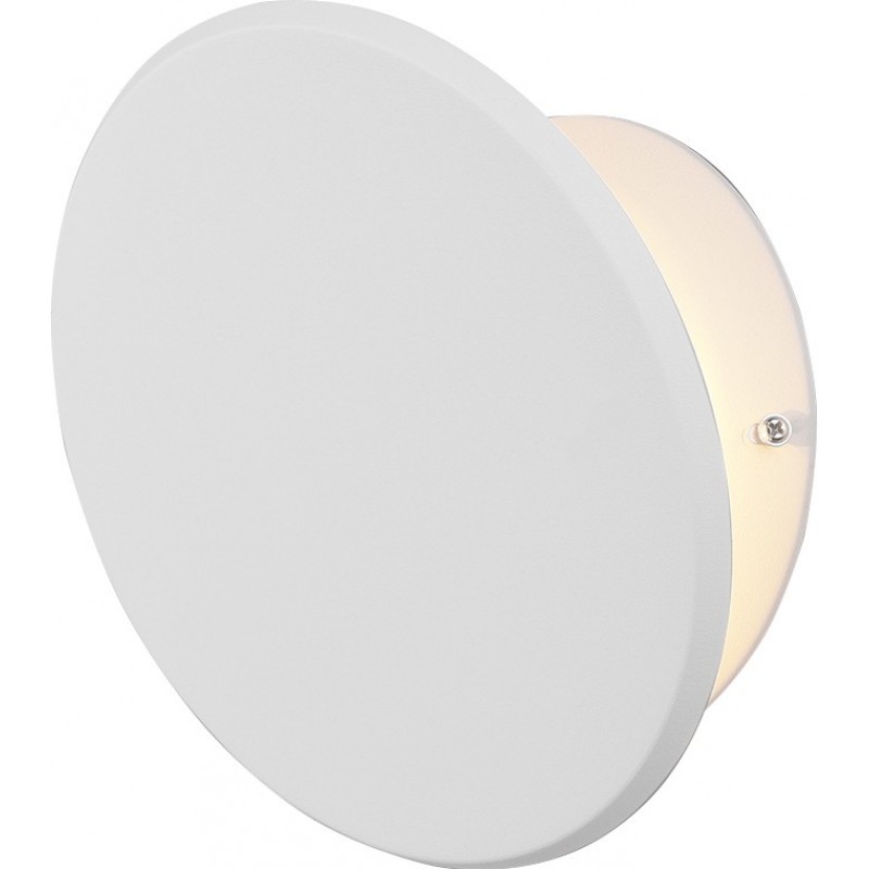 28,95 € Free Shipping | Indoor wall light Trio Gaston 8W 3000K Warm light. Ø 21 cm. Integrated LED. Directional light. Ceiling and wall mounting Living room and bedroom. Modern Style. Metal casting. White Color