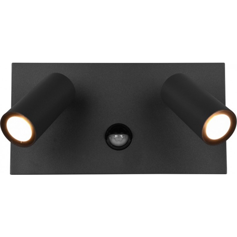 91,95 € Free Shipping | Outdoor wall light Trio Tunga 3.5W 3000K Warm light. 23×12 cm. Integrated LED. Motion sensor Living room and bedroom. Modern Style. Cast aluminum. Anthracite Color