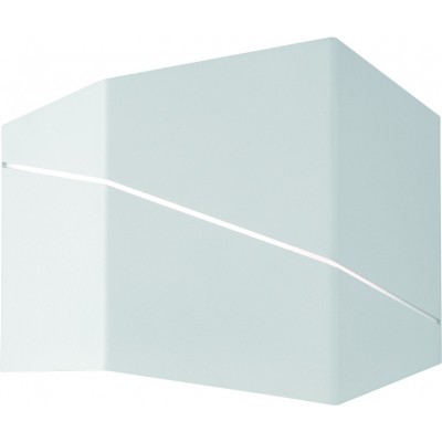 27,95 € Envío gratis | Aplique de pared interior Trio Zorro 6.5W 3000K Luz cálida. 18×15 cm. LED integrado Metal. Color blanco