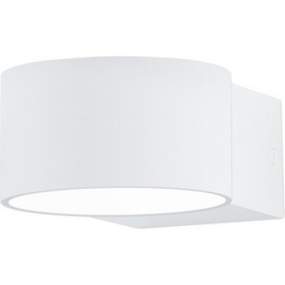 Luz de parede interna Trio Lacapo 4.5W 3000K Luz quente. 11×6 cm. LED integrado Sala de estar e quarto. Estilo moderno. Metais. Cor branco