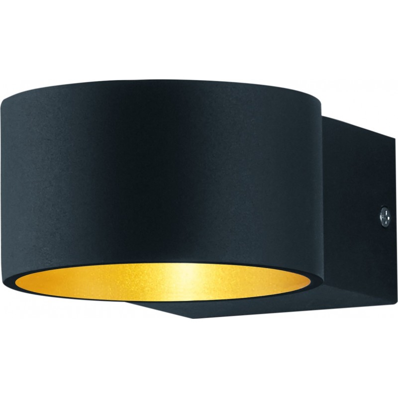 64,95 € Free Shipping | Indoor wall light Trio Lacapo 4.5W 3000K Warm light. 11×6 cm. Integrated LED Living room and bedroom. Modern Style. Metal casting. Black Color