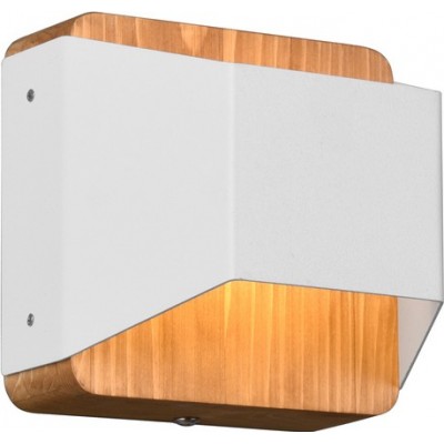 Aplique de pared interior Trio Arino 4.5W 3000K Luz cálida. 12×12 cm. LED integrado Salón y dormitorio. Estilo moderno. Metal. Color blanco