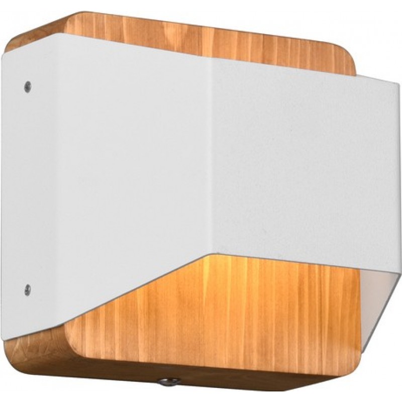 57,95 € Бесплатная доставка | Настенный светильник для дома Trio Arino 4.5W 3000K Теплый свет. 12×12 cm. встроенный светодиод Гостинная и спальная комната. Современный Стиль. Металл. Белый Цвет