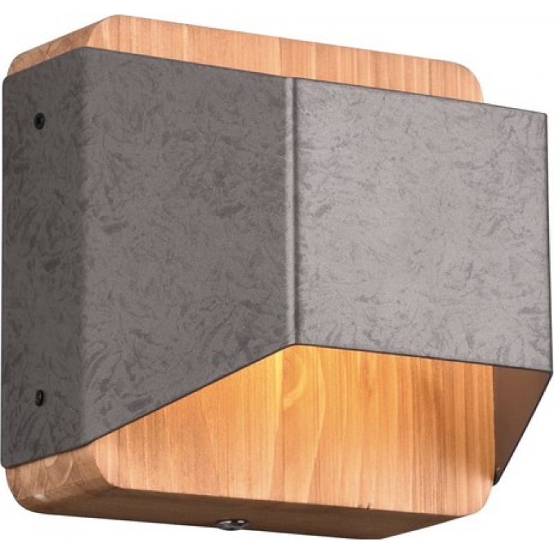 59,95 € 免费送货 | 室内壁灯 Trio Arino 4.5W 3000K 暖光. 12×12 cm. 集成LED 客厅 和 卧室. 现代的 风格. 金属. 老镍 颜色