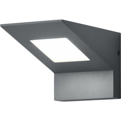 127,95 € Envio grátis | Aplique de parede ao ar livre Trio Nelson 8W 3000K Luz quente. 10×10 cm. LED integrado Alumínio fundido. Cor antracite