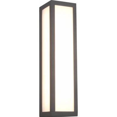 89,95 € Free Shipping | Outdoor wall light Trio Fuerte 10.5W 3000K Warm light. 36×9 cm. Integrated LED Terrace and garden. Modern Style. Cast aluminum. Anthracite Color