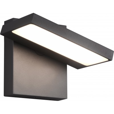 118,95 € Envío gratis | Aplique de pared exterior Trio Horton 8W 3000K Luz cálida. 15×12 cm. LED integrado. Luz direccional Aluminio fundido. Color antracita