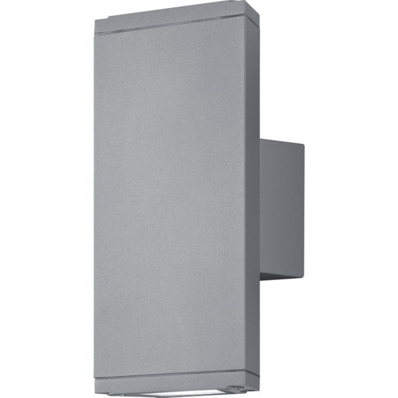 27,95 € Free Shipping | Outdoor wall light Trio Colorado 3W 3000K Warm light. 20×9 cm. Integrated LED Terrace and garden. Modern Style. Cast aluminum. Gray Color