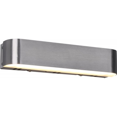 77,95 € Free Shipping | Indoor wall light Trio Adriana 5.5W 30×9 cm. Dimmable multicolor RGBW LED. Remote control. WiZ Compatible Living room and bedroom. Modern Style. Metal casting. Matt nickel Color