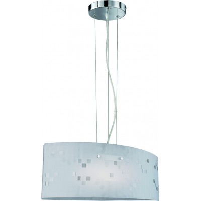 Hanging lamp Trio Colina 150×50 cm. Kitchen. Modern Style. Metal casting. Plated chrome Color