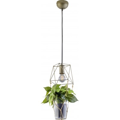 Lampe à suspension Trio Plant Ø 22 cm. Cuisine. Style moderne. Métal. Couleur vieux nickel