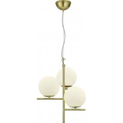 Lampe à suspension Trio Pure Ø 40 cm. Salle et chambre. Style moderne. Métal. Couleur cuivre