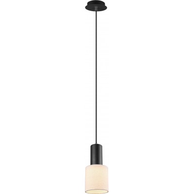 Hanging lamp Trio Wailer Ø 12 cm. Living room and bedroom. Modern Style. Metal casting. Black Color
