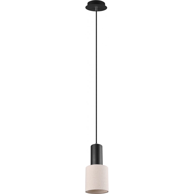 17,95 € Free Shipping | Hanging lamp Trio Wailer Ø 12 cm. Living room and bedroom. Modern Style. Metal casting. Black Color