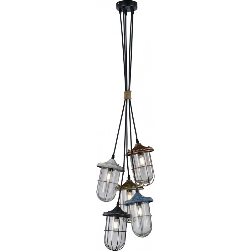 85,95 € Envoi gratuit | Lampe à suspension Trio Birte Ø 30 cm. Salle et chambre. Style vintage. Métal