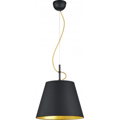 Hanging lamp Trio Andreus Ø 35 cm. Living room and bedroom. Modern Style. Metal casting. Black Color