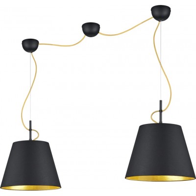 Lampe à suspension Trio Andreus 235×150 cm. Salle et chambre. Style moderne. Métal. Couleur noir