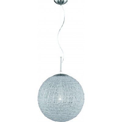 103,95 € Free Shipping | Hanging lamp Trio Sweety Ø 40 cm. Living room and bedroom. Modern Style. Metal casting. Matt nickel Color