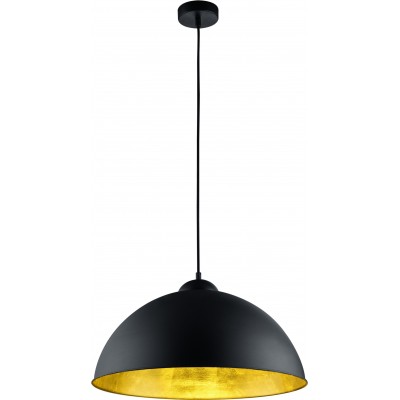 Lampe à suspension Trio Romino II Ø 50 cm. Salle et chambre. Style vintage. Métal. Couleur noir