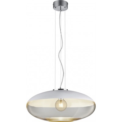 Lampe à suspension Trio Porto Ø 55 cm. Salle et chambre. Style moderne. Métal. Couleur chromé