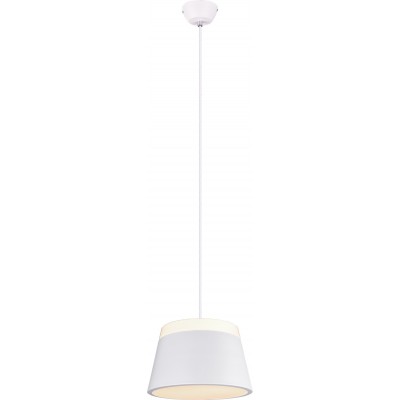 Lámpara colgante Trio Baroness Ø 25 cm. Salón, cocina y dormitorio. Estilo moderno. Metal. Color blanco