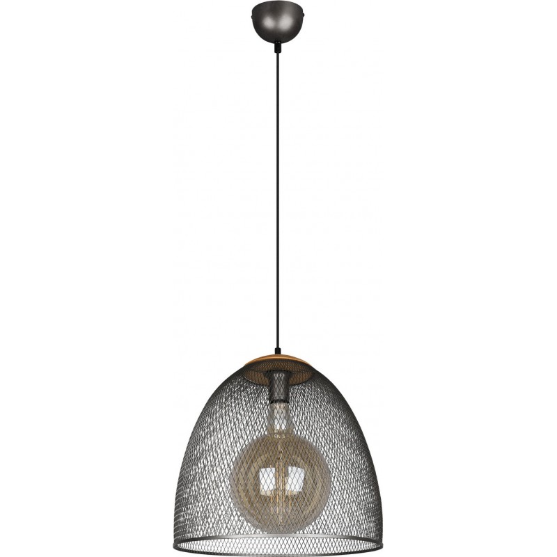 121,95 € Free Shipping | Hanging lamp Trio Ivar Ø 40 cm. Living room and bedroom. Modern Style. Metal casting. Old nickel Color