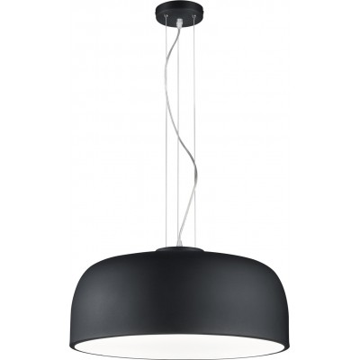 211,95 € Free Shipping | Hanging lamp Trio Baron Ø 52 cm. Living room and bedroom. Modern Style. Metal casting. Black Color