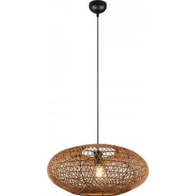 145,95 € Free Shipping | Hanging lamp Trio Hedda Ø 52 cm. Living room and bedroom. Modern Style. Metal casting. Black Color