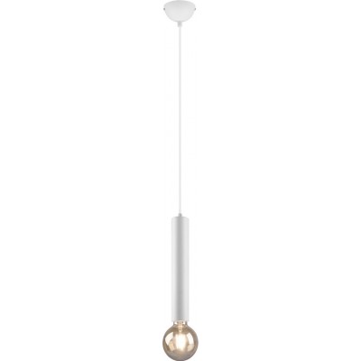 Lampe à suspension Trio Clermont Ø 10 cm. Salle et chambre. Style moderne. Métal. Couleur blanc