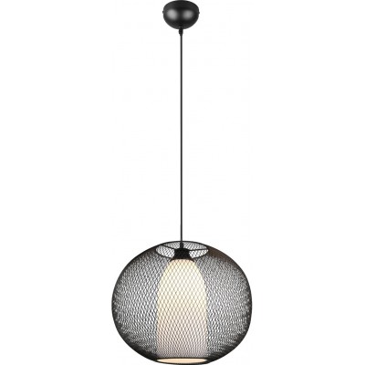 141,95 € Free Shipping | Hanging lamp Trio Filo Ø 40 cm. Living room and bedroom. Modern Style. Metal casting. Black Color