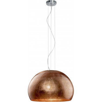 424,95 € Free Shipping | Hanging lamp Trio Ontario Ø 51 cm. Living room and bedroom. Classic Style. Metal casting. Matt nickel Color