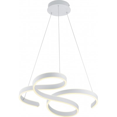 吊灯 Trio Francis 54W 3000K 暖光. Ø 68 cm. 集成LED 客厅 和 卧室. 现代的 风格. 金属. 白色的 颜色